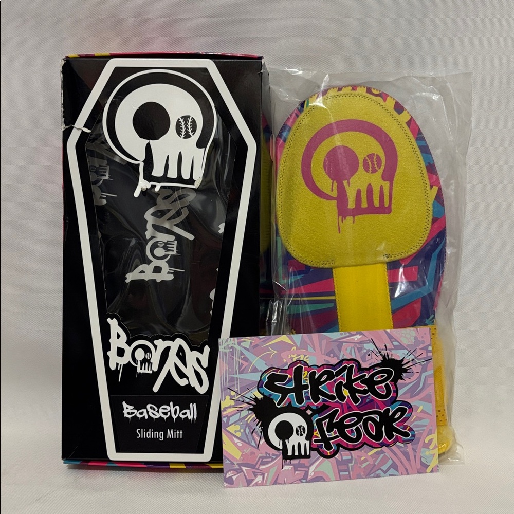 Bones Protective Baseball Sliding Mitt Yellow Adult